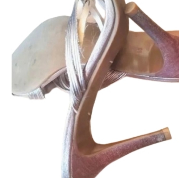 Talbots Shoes - TALBOT'S gold and silver kitten heels Size 9